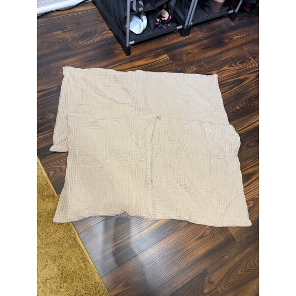 Quince Organic Cotton Gauze Set of 2 King Size Pillow Sham Covers - Picture 2 of 7